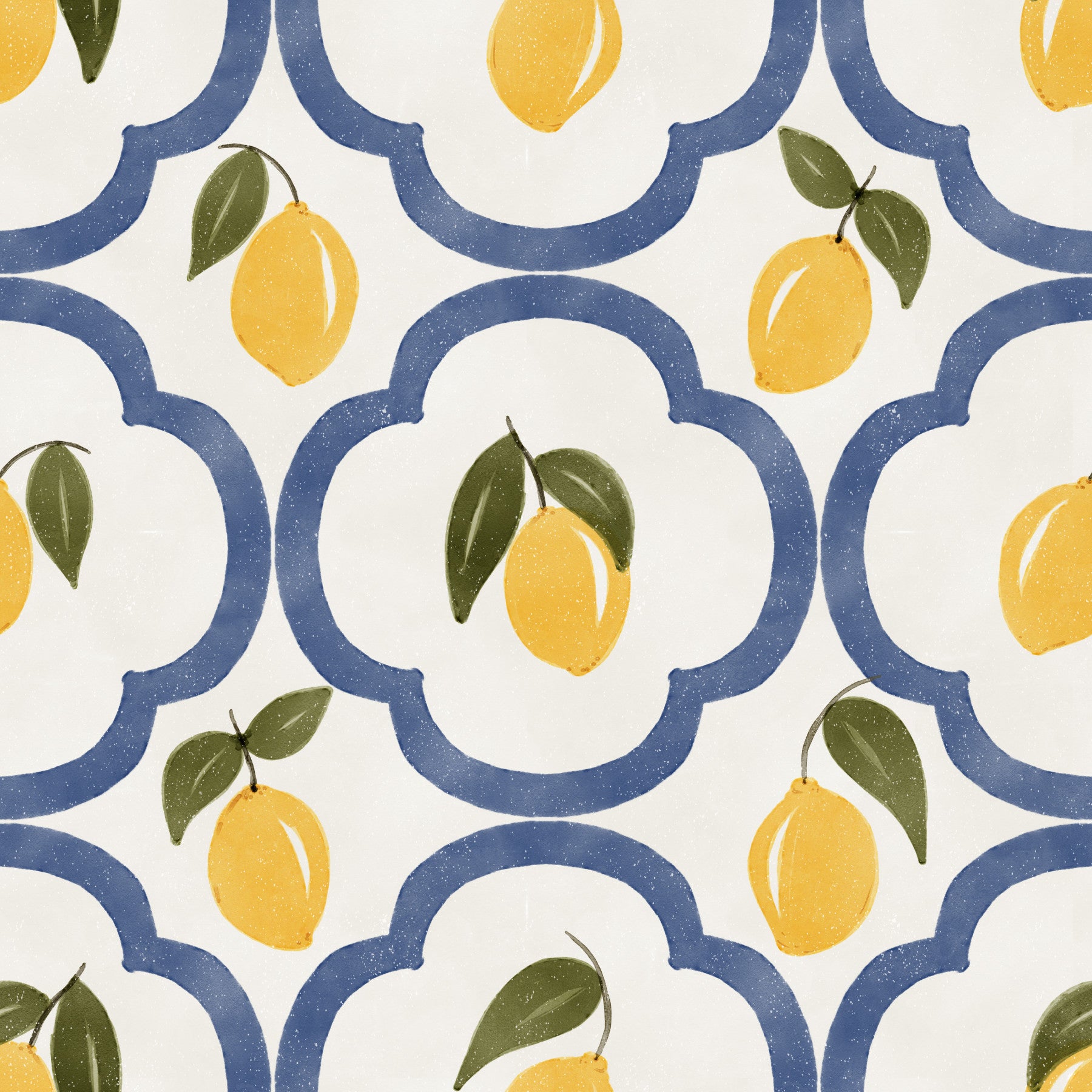 Mediterranean Leomons Decor Wallpaper⁠