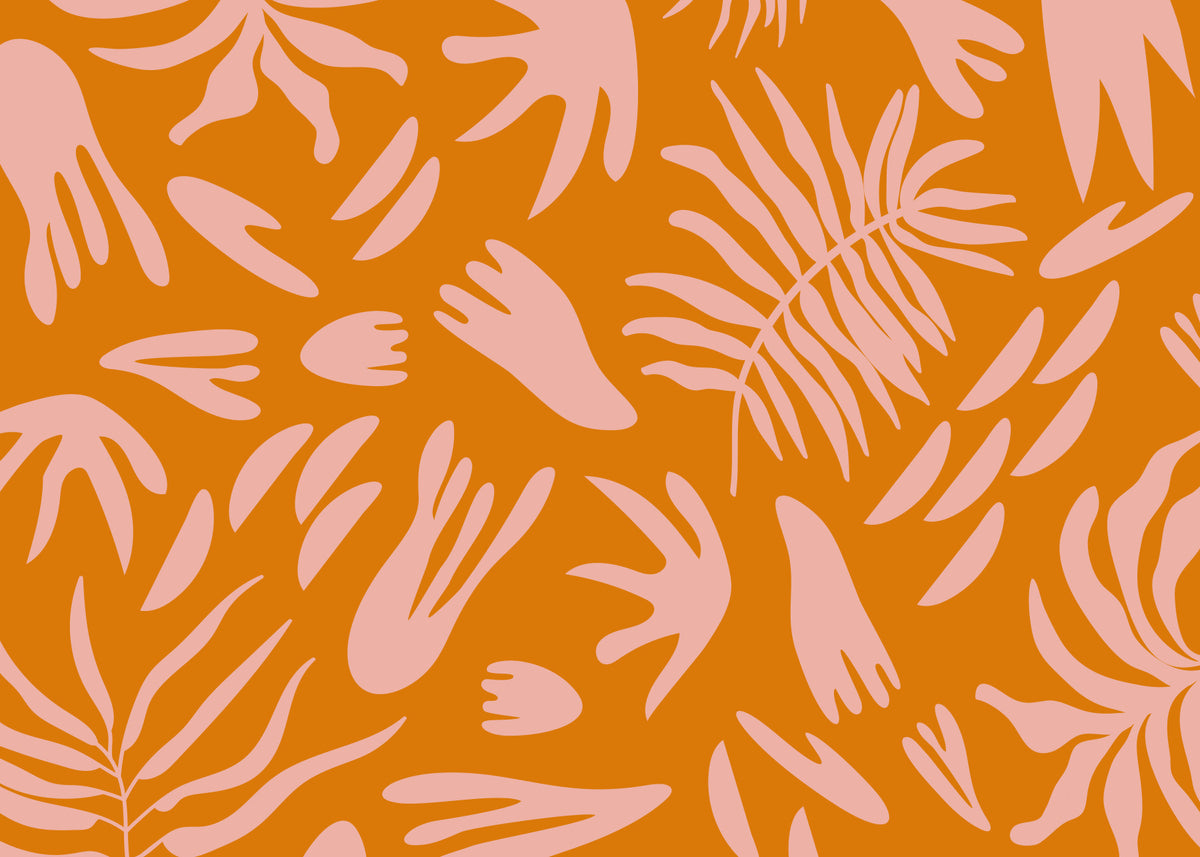 Mural de parede Retro Tropic Bloom in your room