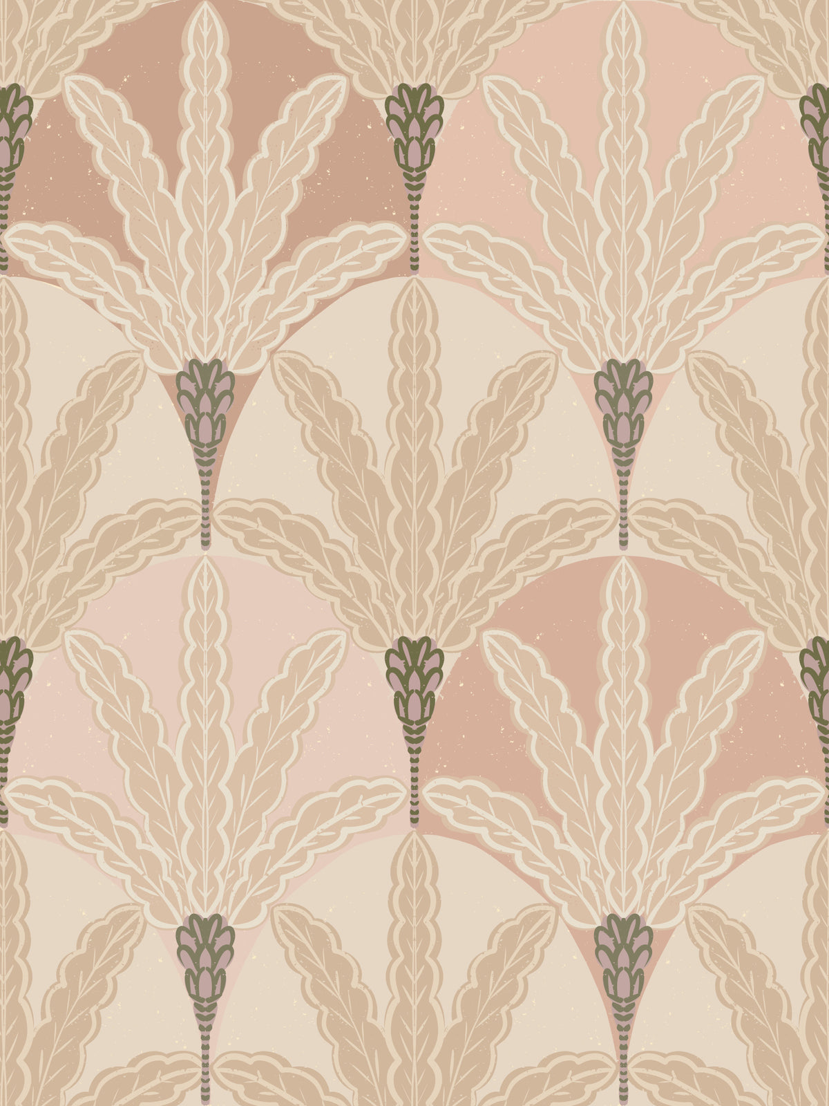 Papel de Parede Blush Deco Foliage