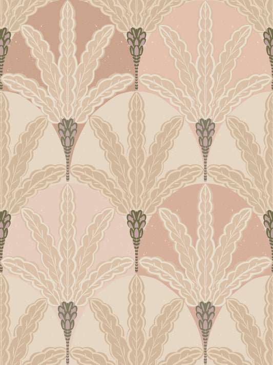 Blush Deco Laubtapete