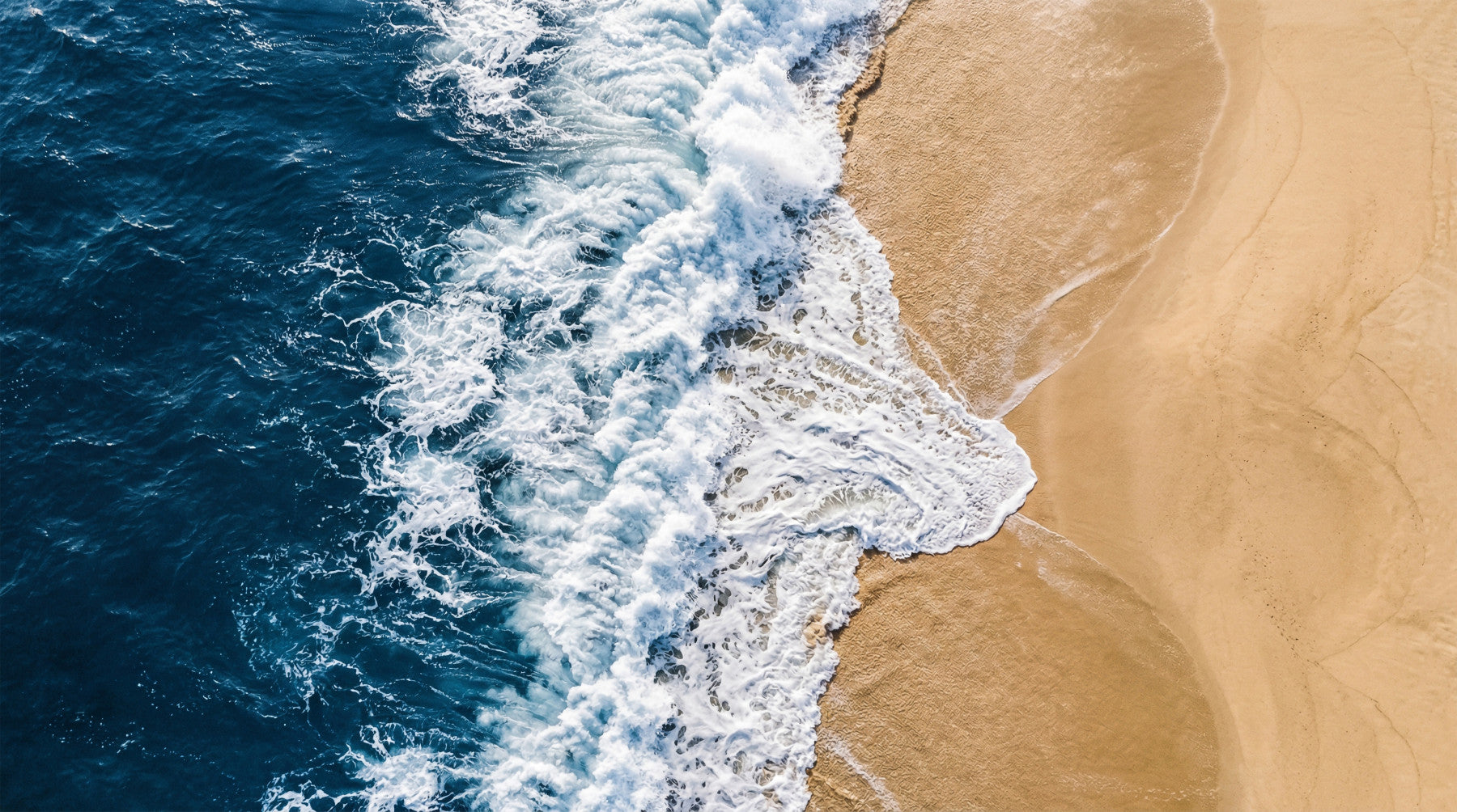 Meer gegen Land Wandbild