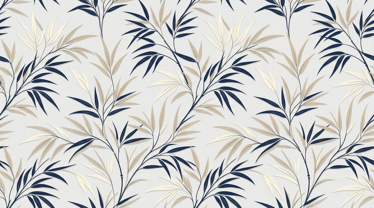 Fresque Murale Murmures de Bambou Serein in your room — zoomed