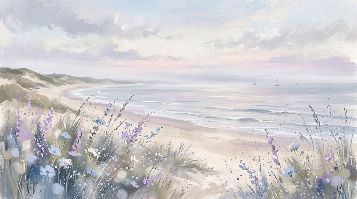 Murale da parete Serenità sul Mare e Fiori delle Dune in your room — zoomed