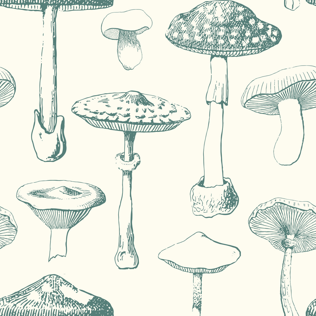 Verdant Tapete Sporenstudie in your room — zoomed