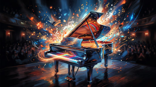 Melody Burst Väggmålning