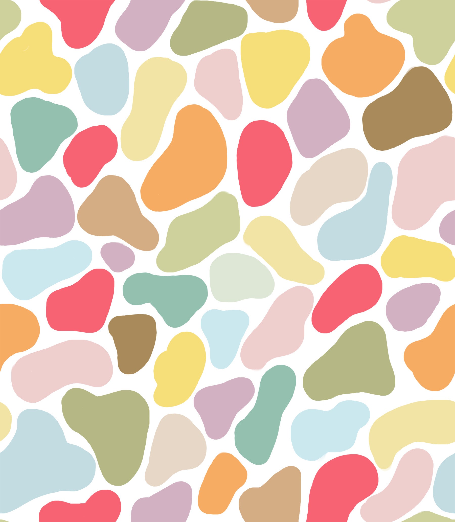 Lekfull Pebble Palette Tapet
