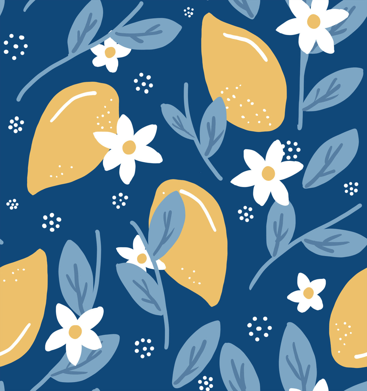 Carta da parati Frutteto di Limoni