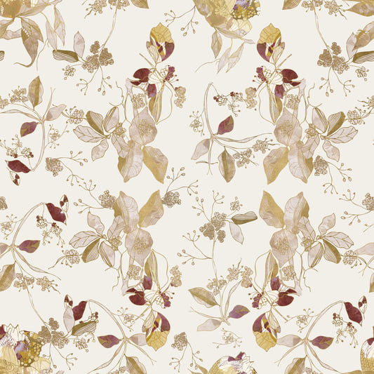 Navy Heritage Floral Trail Tapete