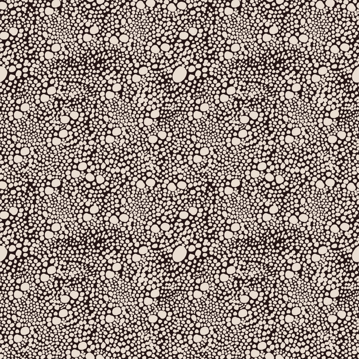 Organische Kiesel-Mosaik Rustikale Strukturierte Gepunktete Tapete in your room