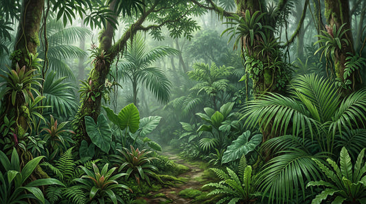 Emerald Forest Trail Vægmaleri