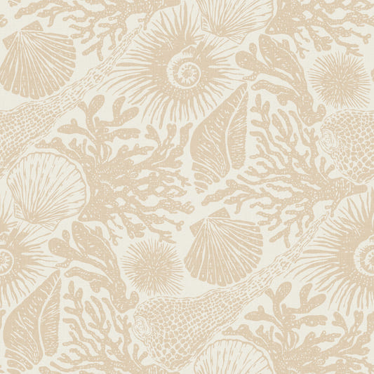 Papier peint Sable de Coquillages et Corail Bohème