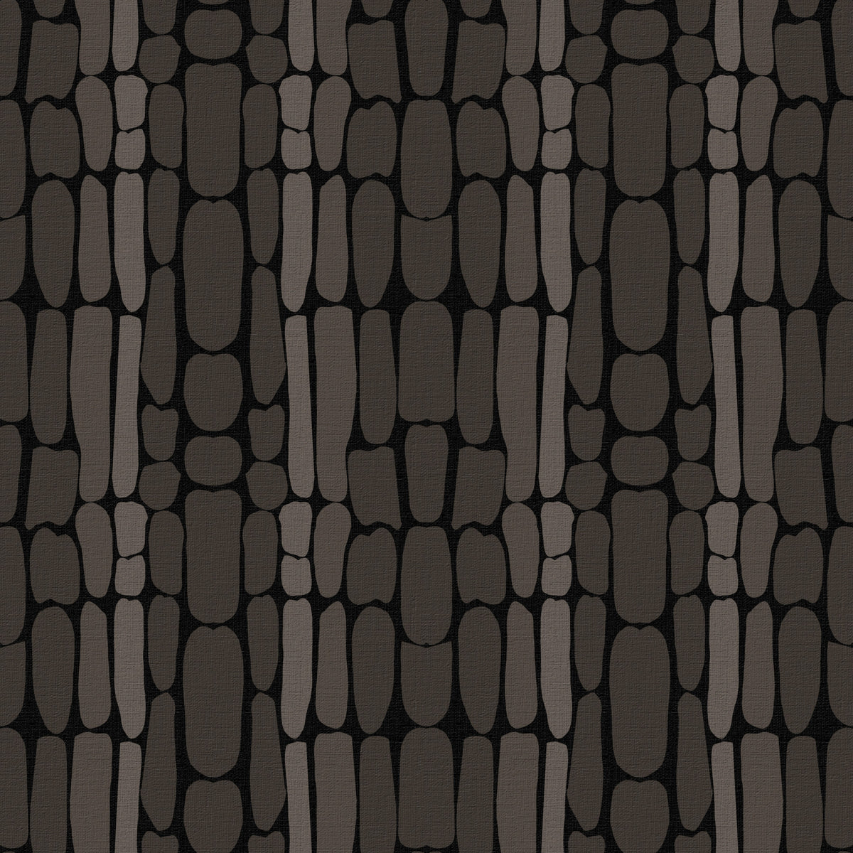 Papier peint abstrait en formes de pierre texturée noire in your room — zoomed