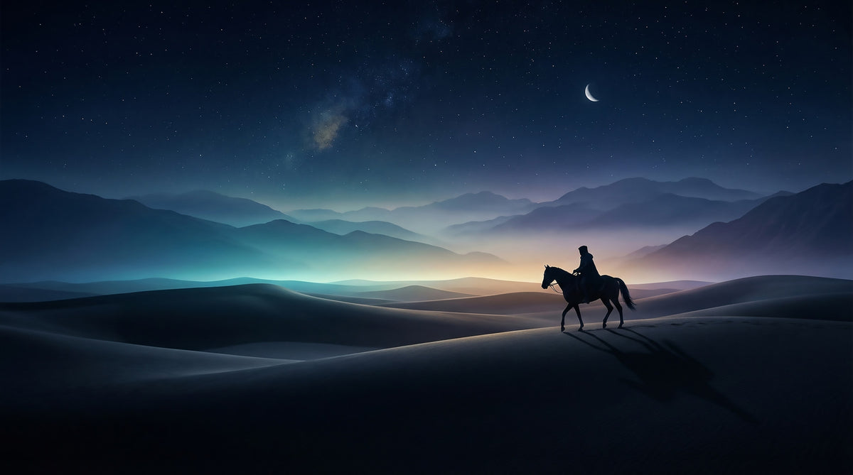 Silent Sands, murale da parete Luce Cosmica in your room — zoomed