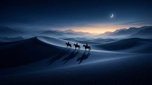 Desert Riders: Murale da Parete Orizzonte del Crepuscolo