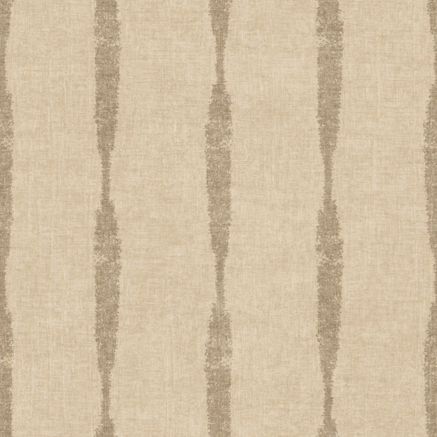 Carta da parati a righe distressed testurizzate kaki su beige caldo