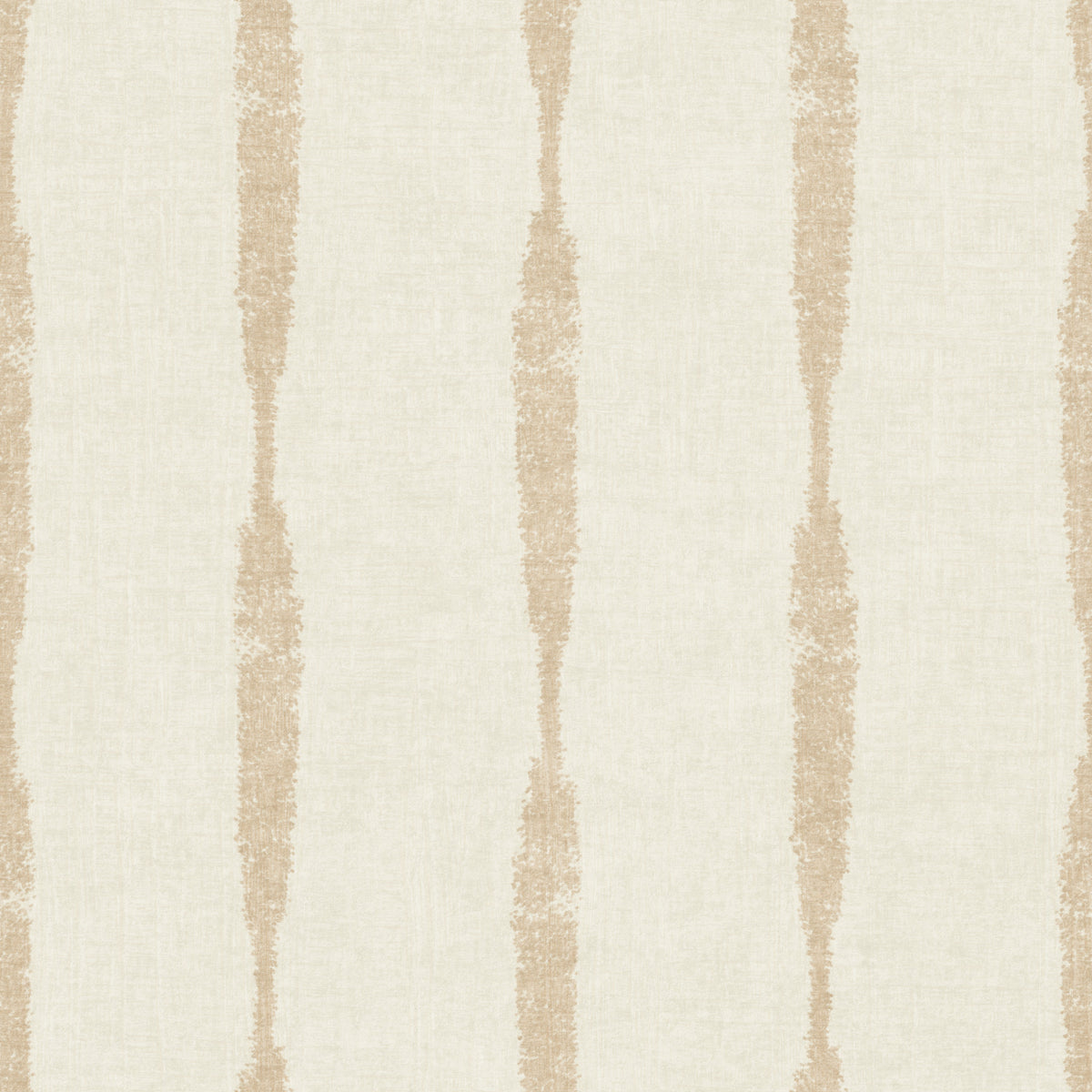 Warm Beige Textured Distressed Stripes on Creamy White Wallpaper⁠ in your room