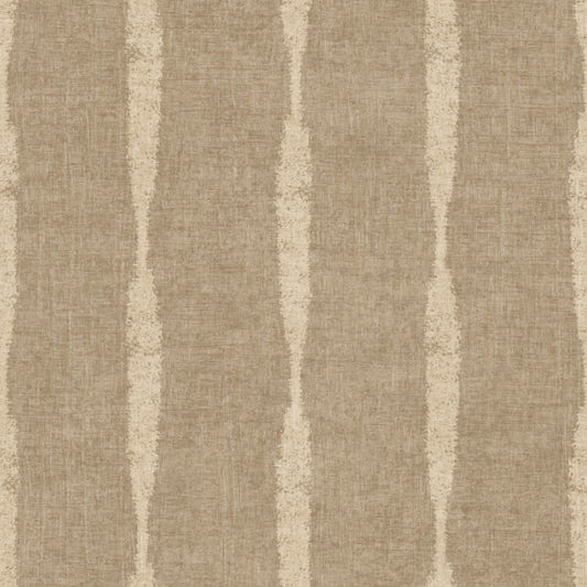 Papier peint rayures texturées beige chaud usé sur kaki