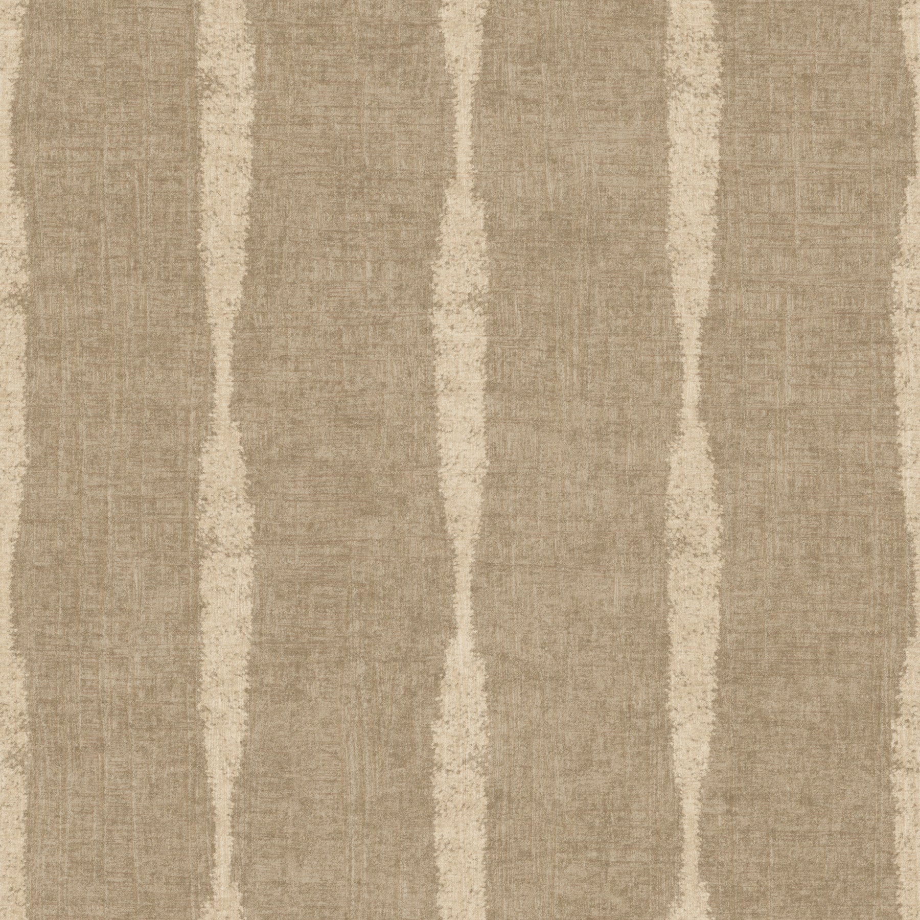 Papel de Parede com Risca Texturada Desgastada Bege Quente em Kaki