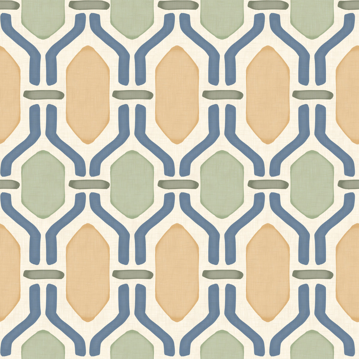 Art Deco Gitter Tapete in your room — zoomed