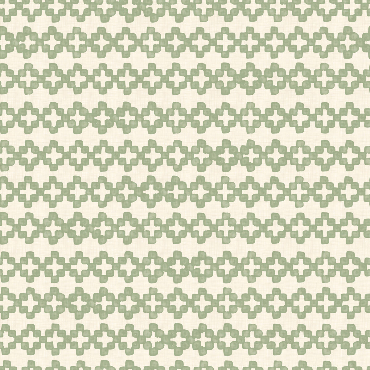 Zellige Cross Ornament Coastal Green Wallpaper⁠ in your room