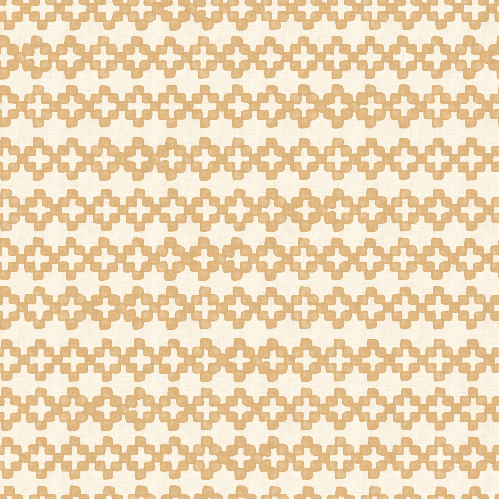 Papier peint Zellige Ornement Croix Sable in your room