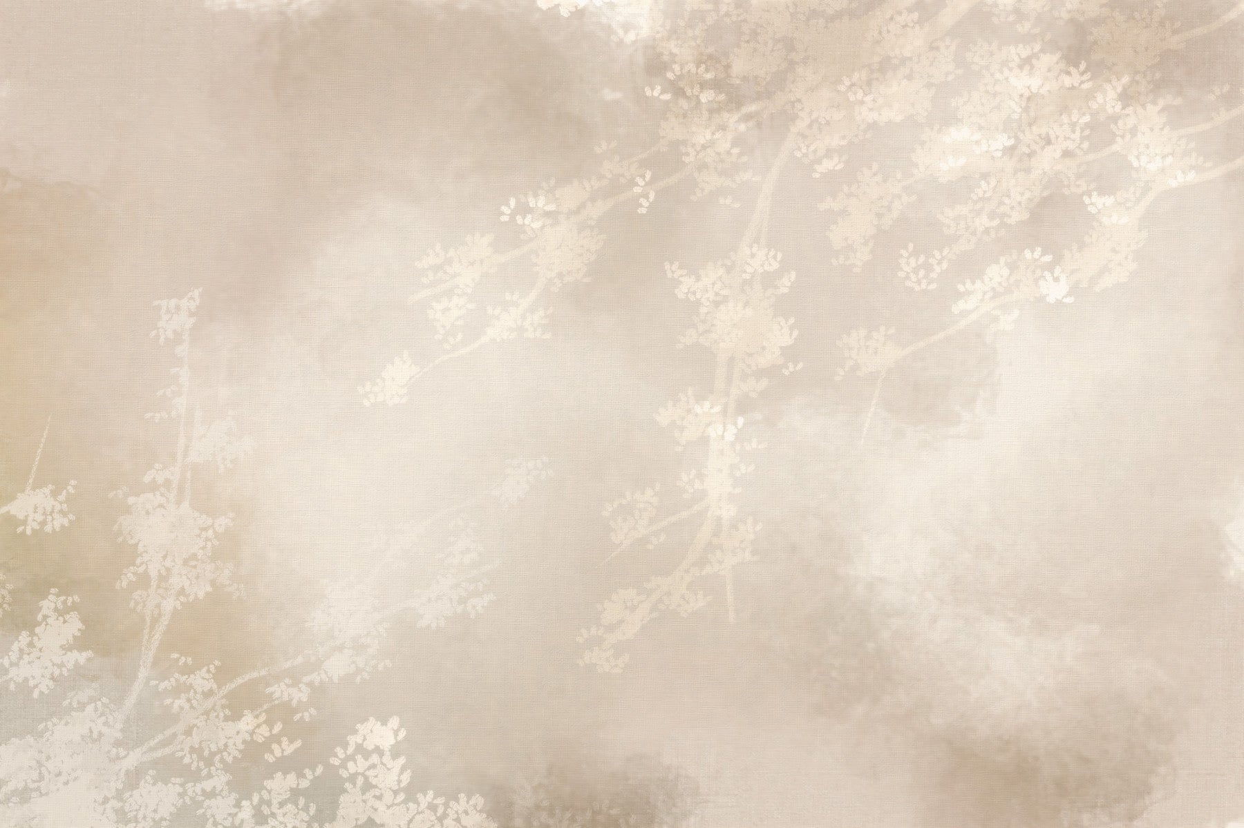 Ätherisches Baldachin-Charme Nebelwald Abstrakte Landschaft Wandbild