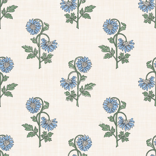 Azure Petal Harmony Tapete