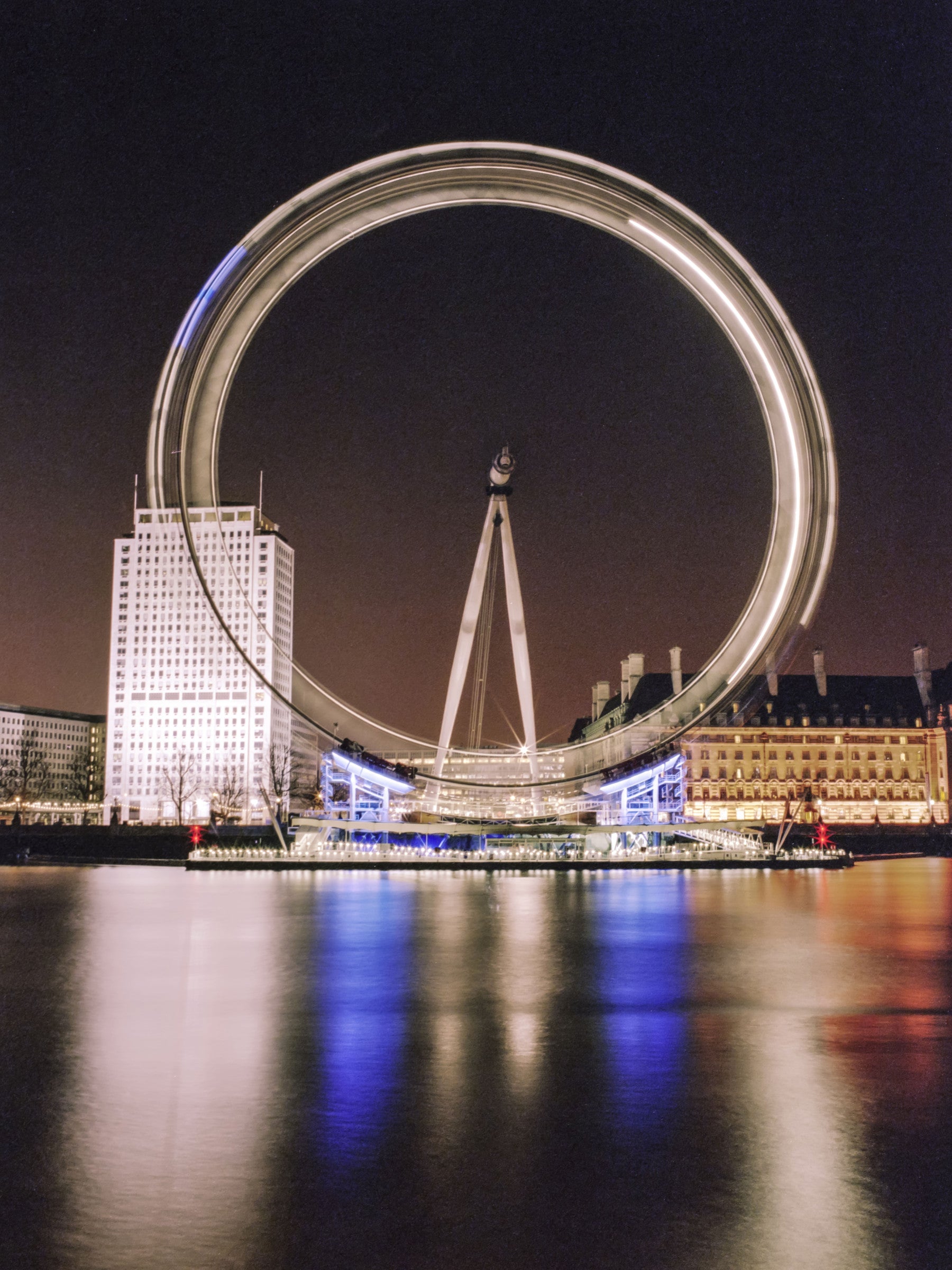 London Eye: Tidløs Natdrejning Vægmaleri