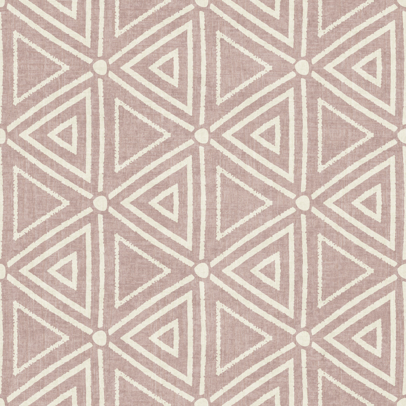 Rakennekangas Mudcloth Geometriset Kolmiot Boho Pölyinen Ruusu Tapetti