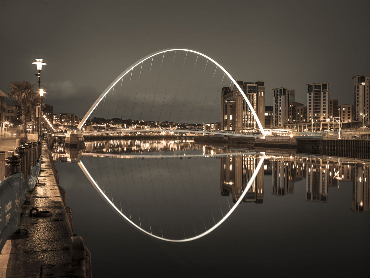 Archway of Light & Reflection Wall Mural in your room — zoomed