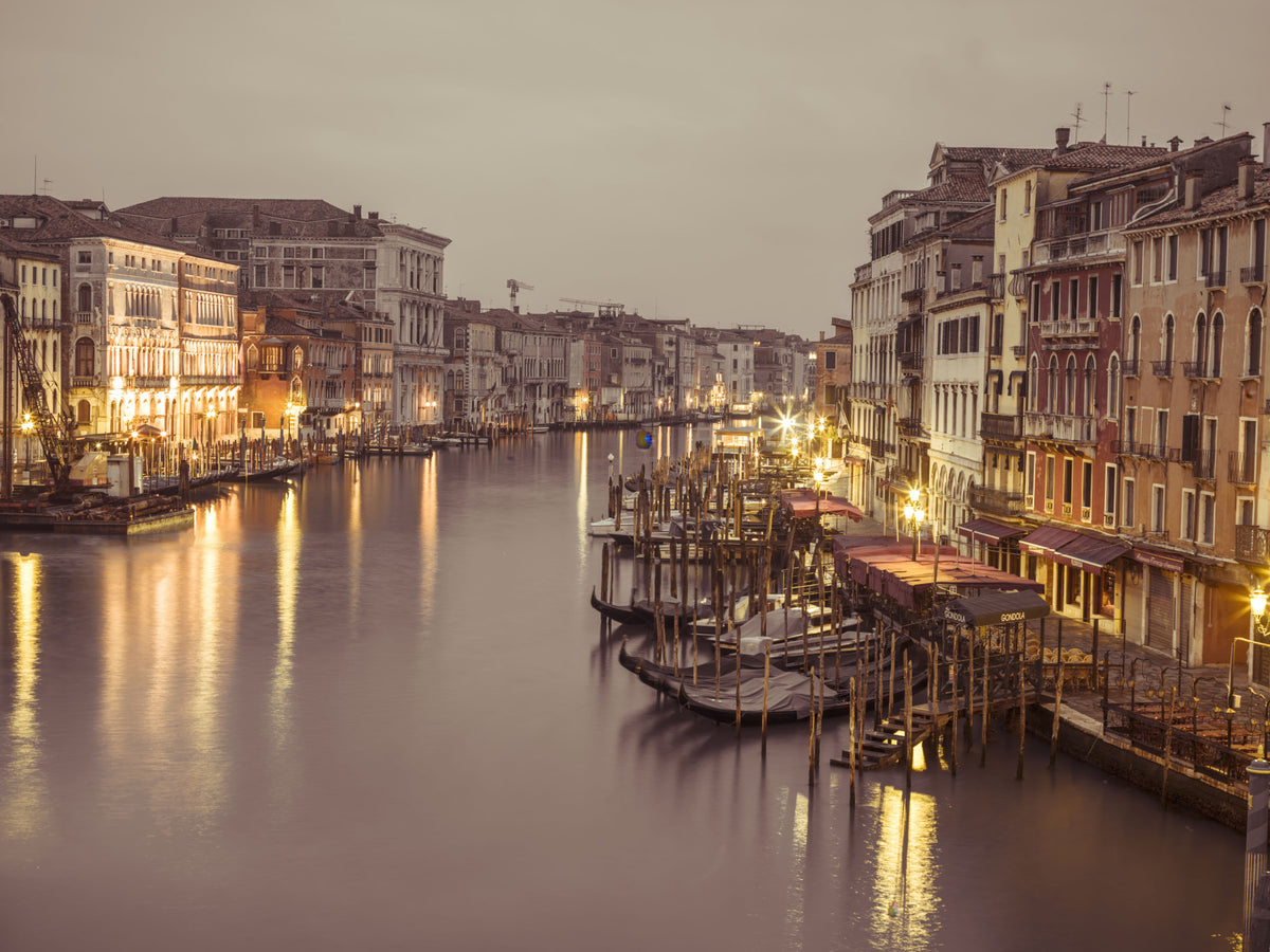 Tapet mural Venetian Grand Canal Glow