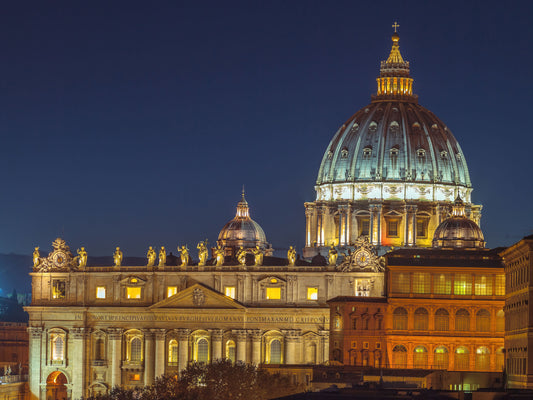 Vatican Night: Upplyst Majestät Väggmålning