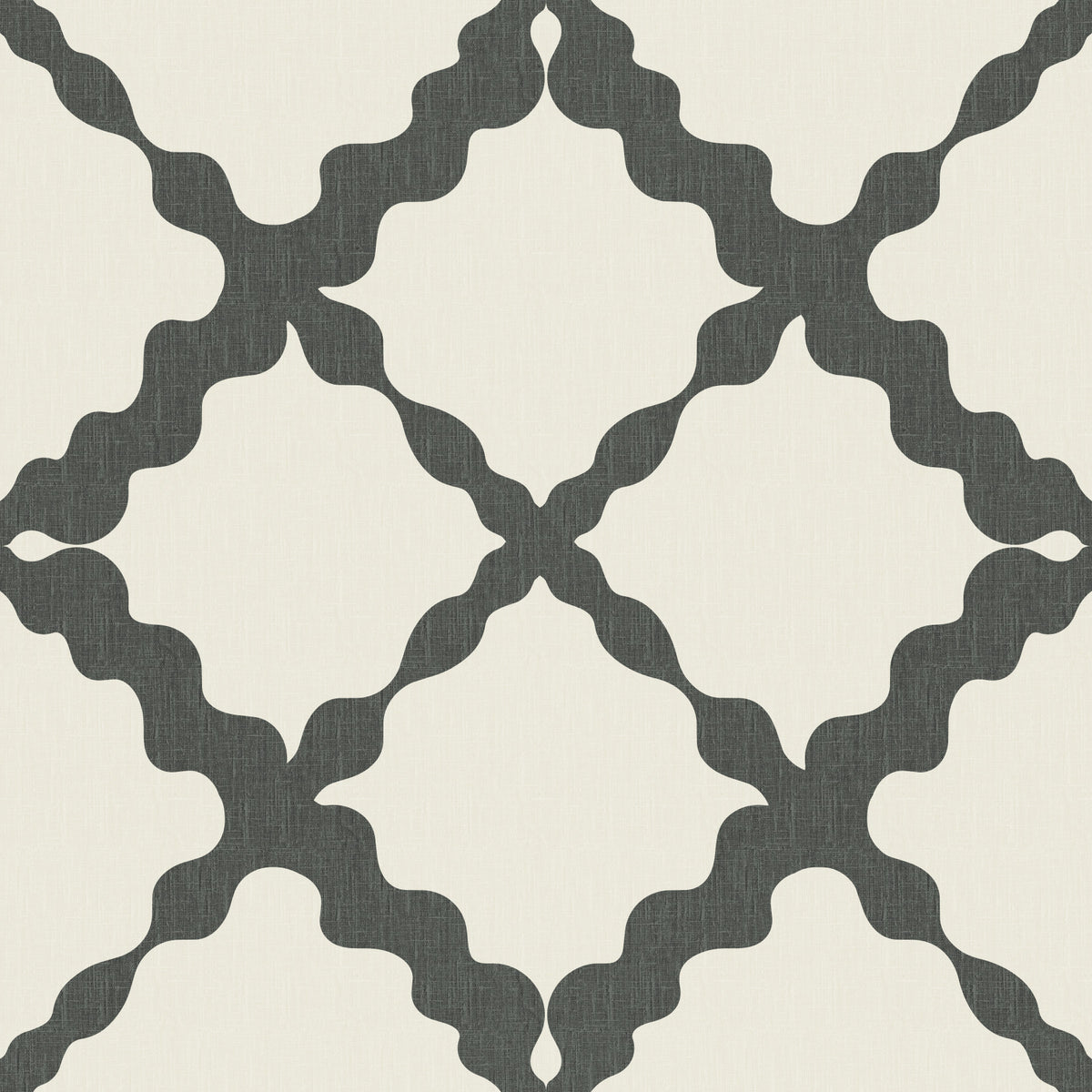 Teksturert gitter espalier geometrisk grå minimalistisk moderne tapet⁠ in your room