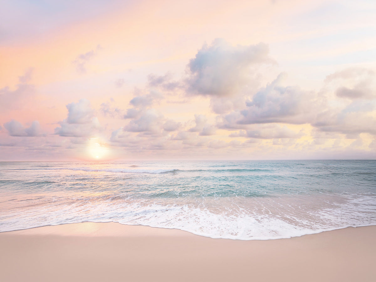 Peach Sky, Teal Sea veggmaleri in your room