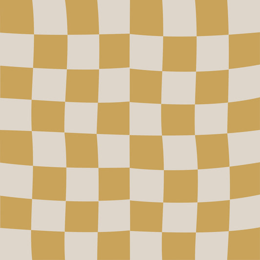 Papel pintado Golden Ripple Checks
