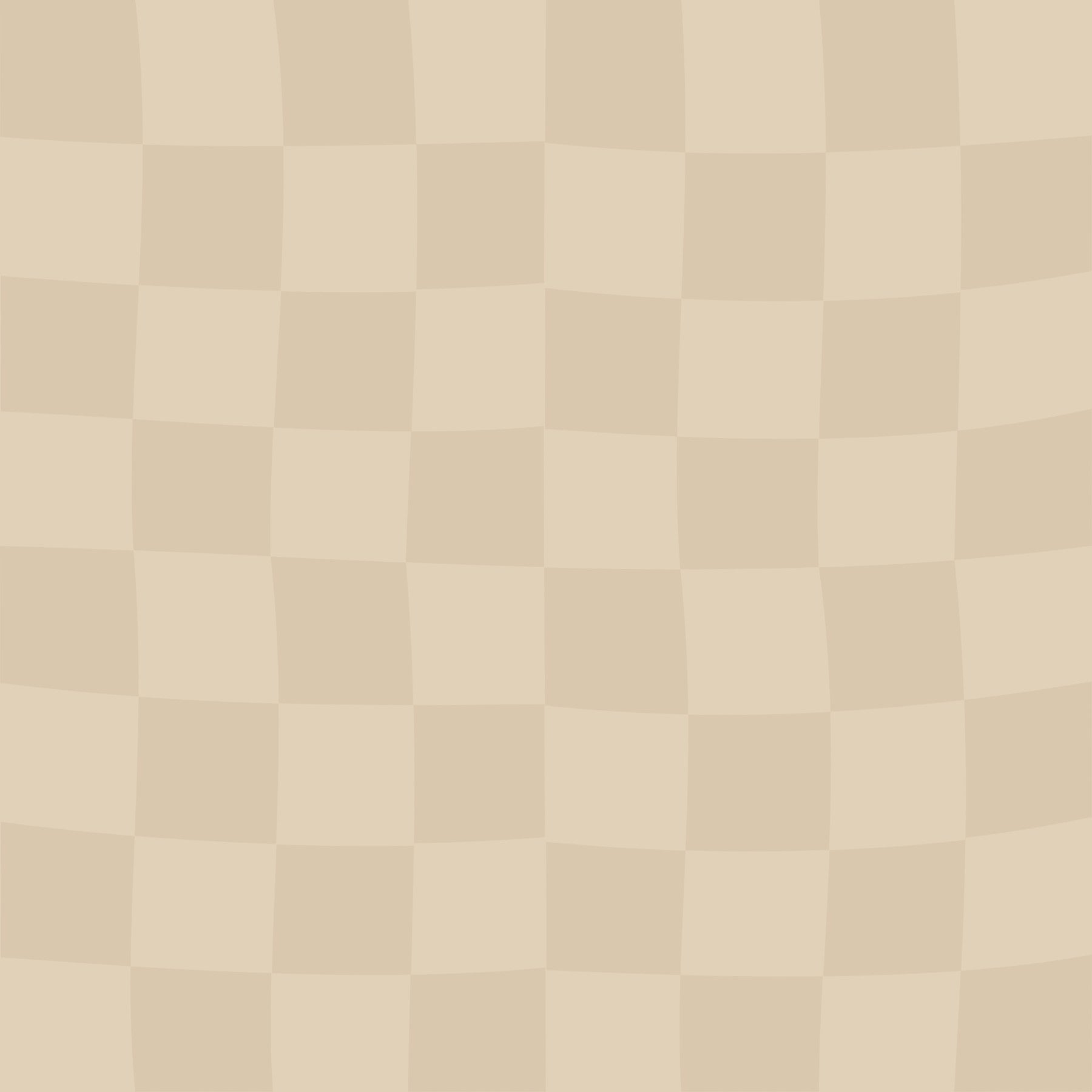 Cafe Latte aaltoilevat beige-ruudut tapetti