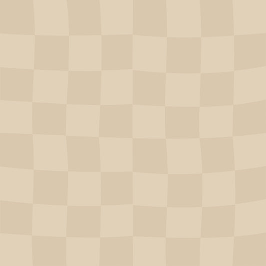 Cafe Latte Bølgeformede Beige Tern Tapet⁠
