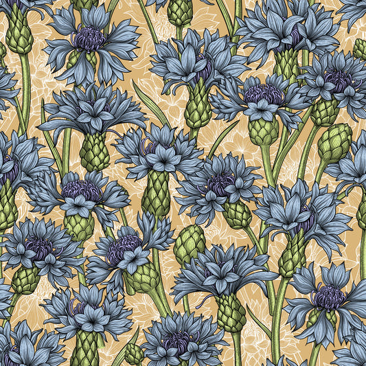 Kornblumen Tapete