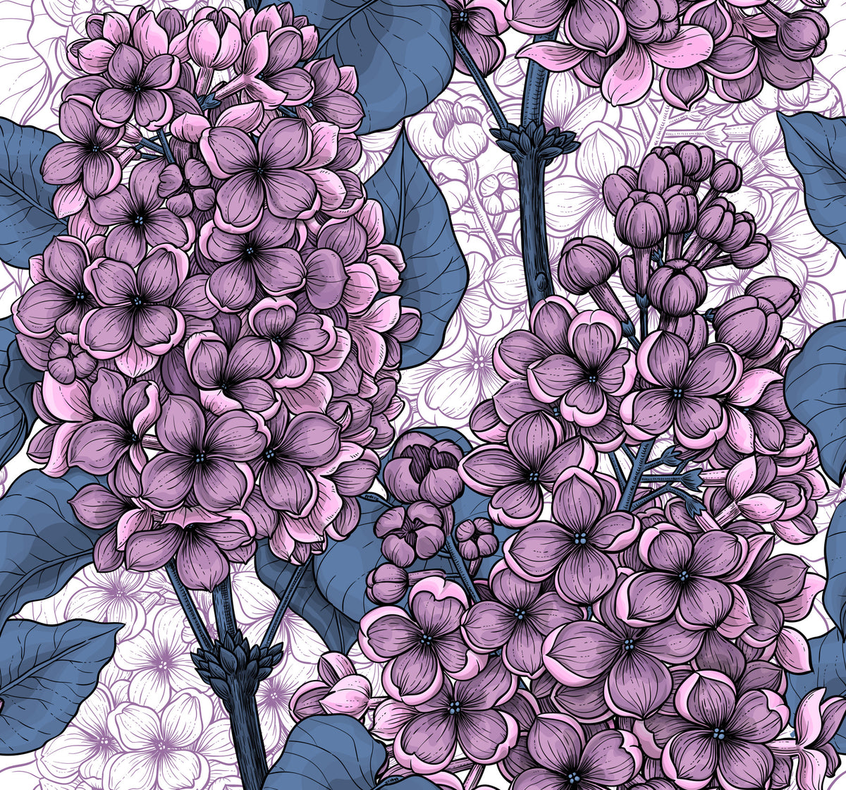 Tapet Lilac 2 in your room