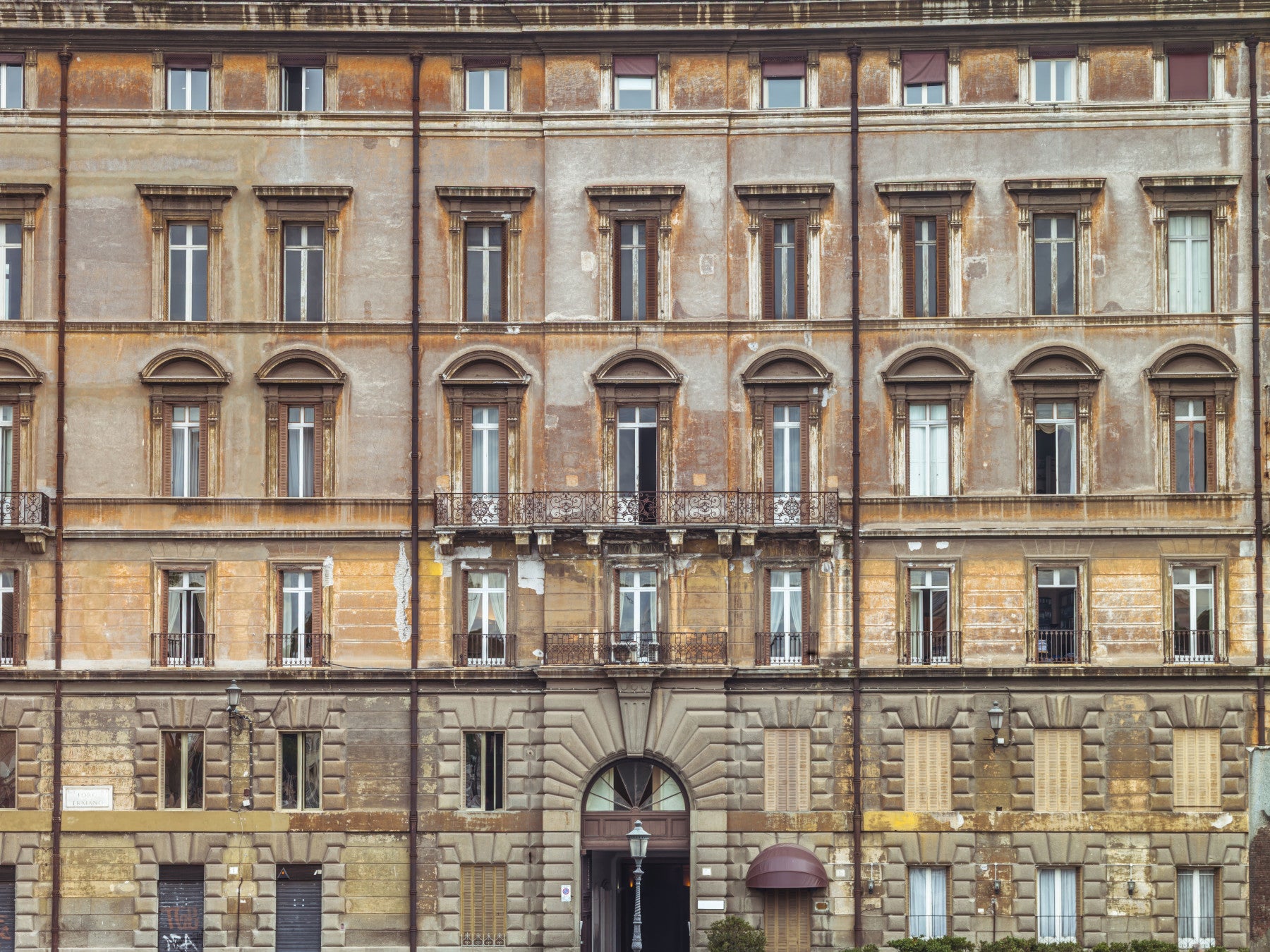 European Grandeur Facade Wall Mural