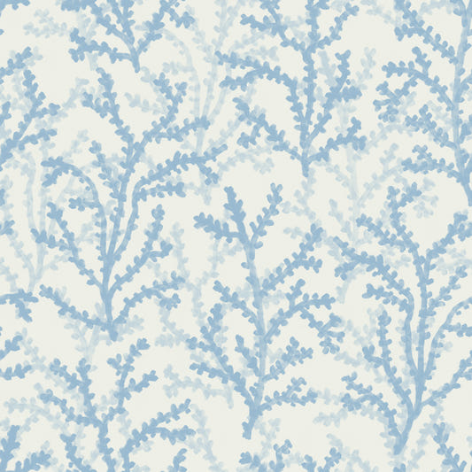 Gemaltes Coraline Dreaming Blau Tapete