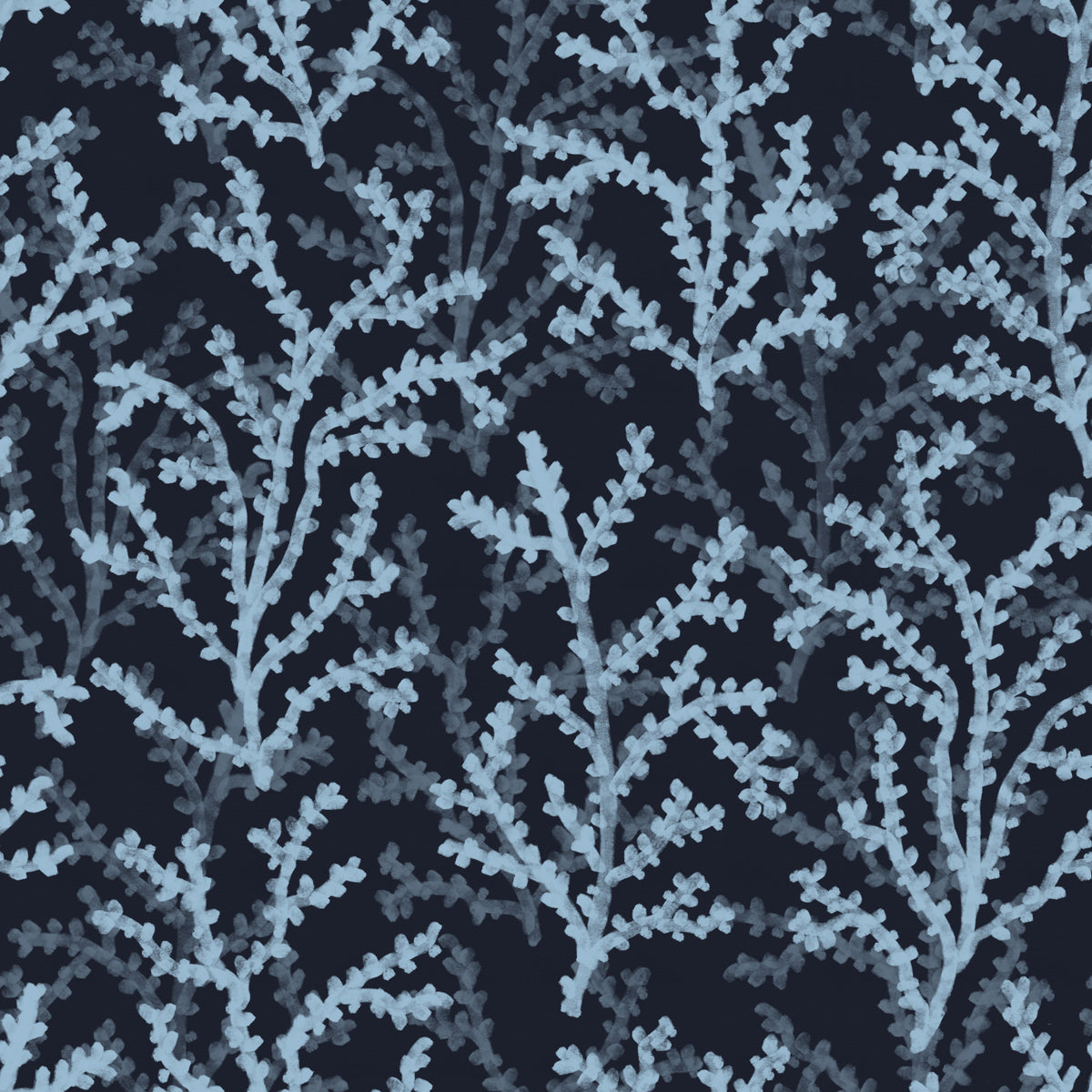 Malowana Tapeta Coraline Dreaming Blue Dark