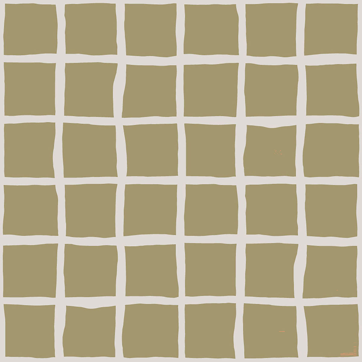 Oliven Beige Grøn Gitter Tapet Boheme Kysttapet in your room — zoomed