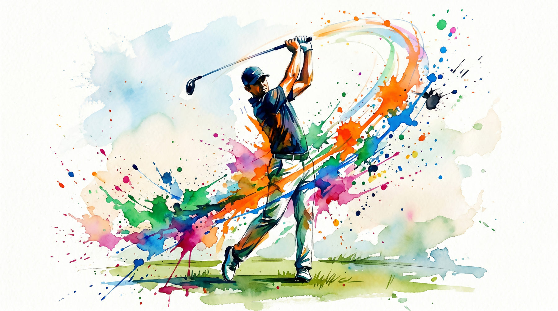 Papel de Parede Mural Dinâmico Golfe Splash
