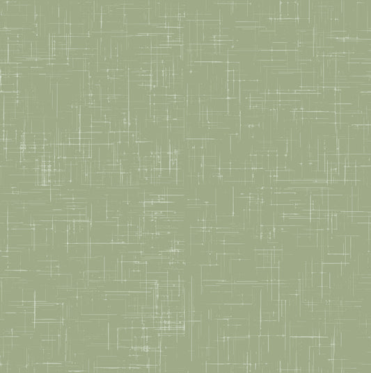 Papel pintado de textura de lino verde salvia Papel pintado moderno de mediados de siglo