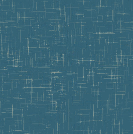 Papel pintado de textura de lino azul verdoso Papel pintado moderno de mediados de siglo