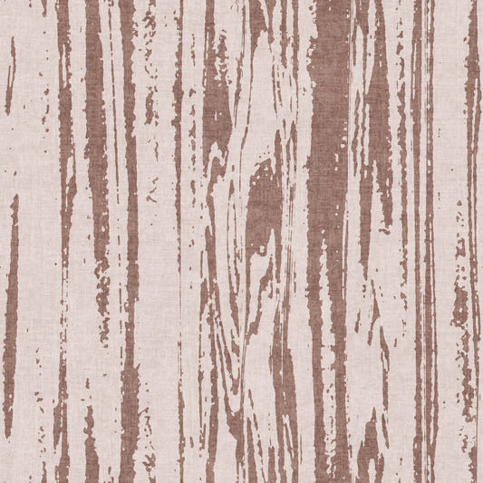 Carta da parati moderna con venature astratte in legno e linee organiche rosa polvere