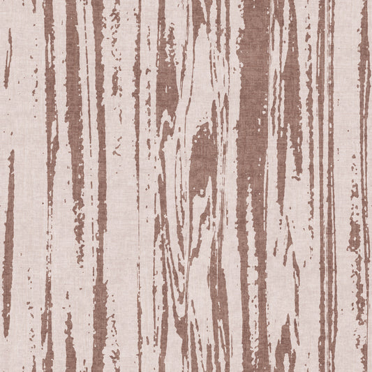 Modern Abstract Woodgrain Organic Lines Dusty Rose Wallpaper⁠
