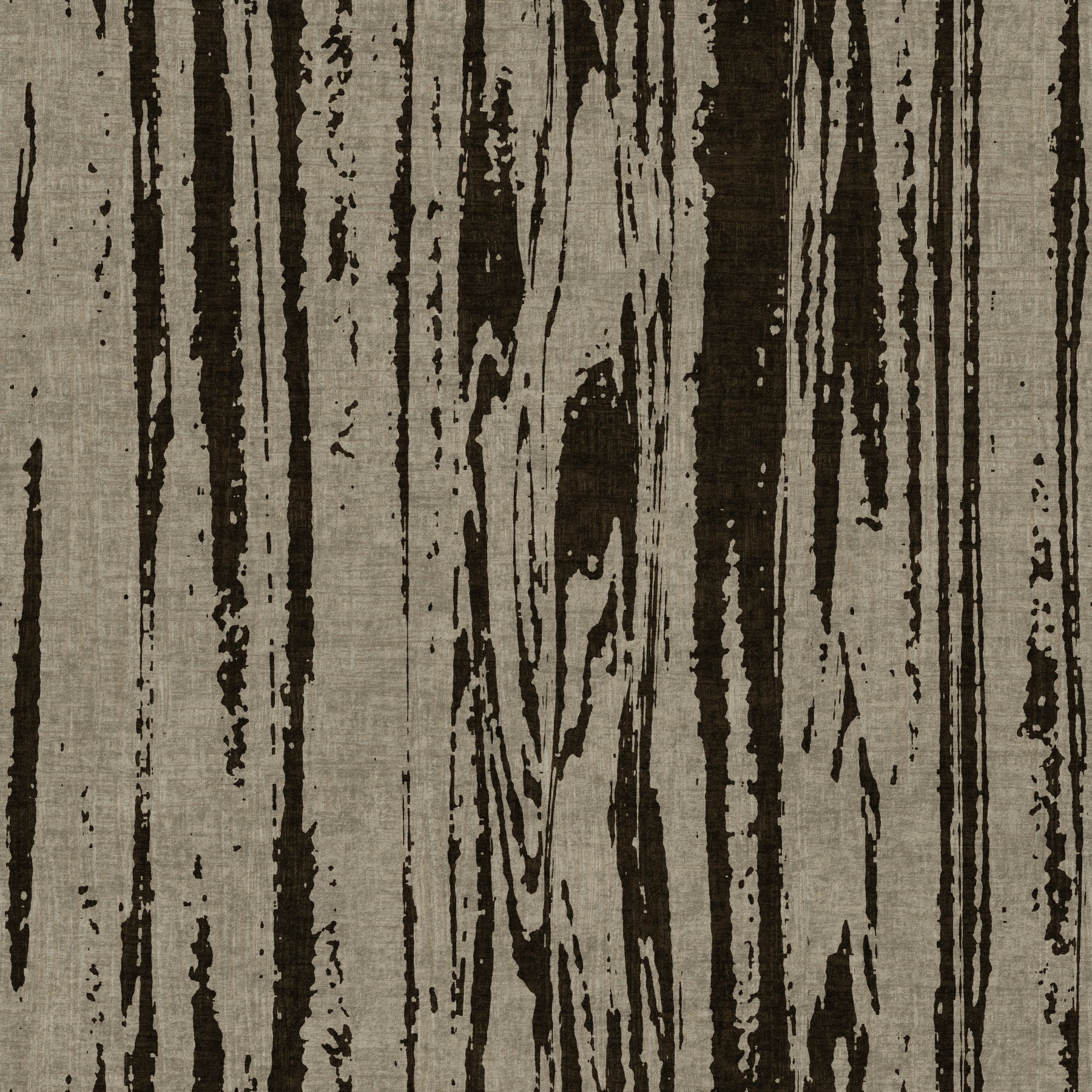 Modern Abstract Woodgrain Organic Lines Walnut Umber Wallpaper⁠