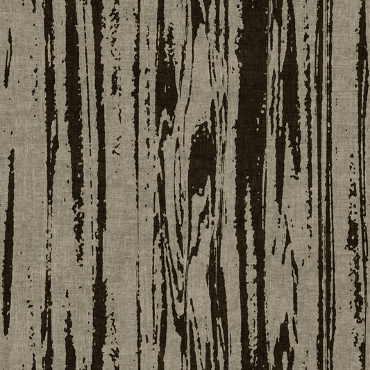 Modern Abstract Woodgrain Organic Lines Walnut Umber Wallpaper⁠